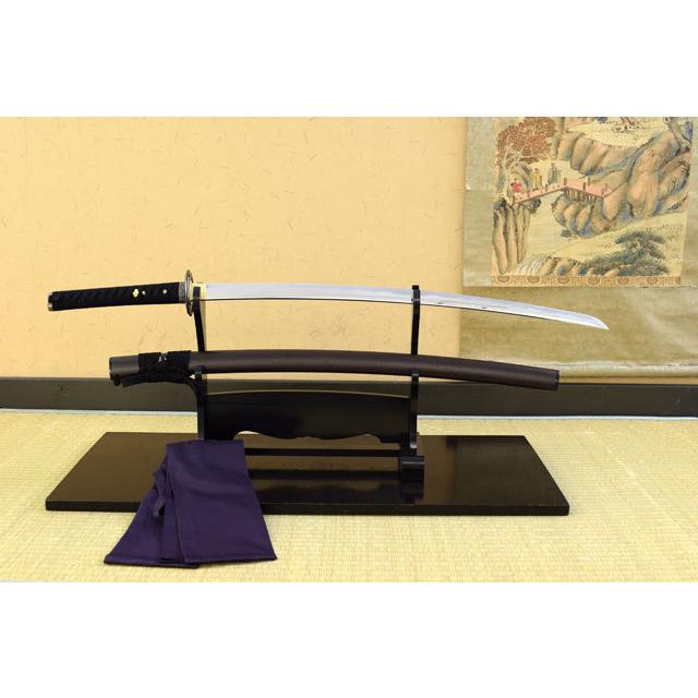 模造刀 宮本武蔵拵え 亜鉛合金刀身 名刀シリーズ クリーニングクロス付