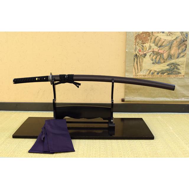 模造刀 宮本武蔵拵え 亜鉛合金刀身 名刀シリーズ クリーニングクロス付