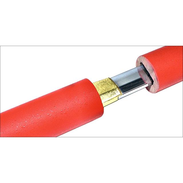 仕込み杖 女座頭市 丸朱石目鞘 模造刀 尾形刀剣 クリーニングクロス付