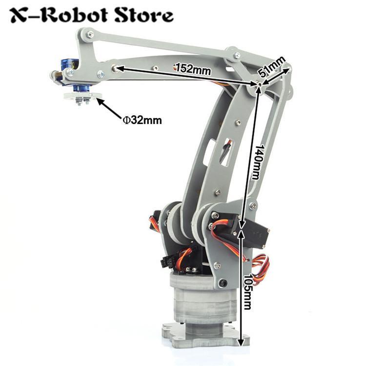 パレタイジング ロボットアーム モデル 産業用ロボット irb460 4軸 メカニカル部品 DIY 制御（ UNO MEGA2560用 電源 コントローラー付き) - 1