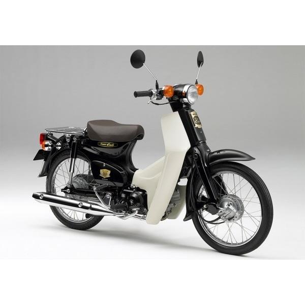 ホンダ（HONDA） カブ マーク ステッカー 50周年記念 ブラック 旧