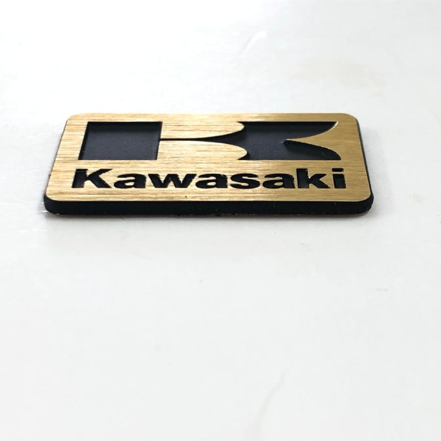 カワサキ（Kawasaki） 〇 エンブレム トップブリッジ ゴールド