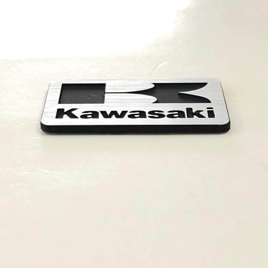 カワサキ 〇 エンブレム トップブリッジ シルバー メーター