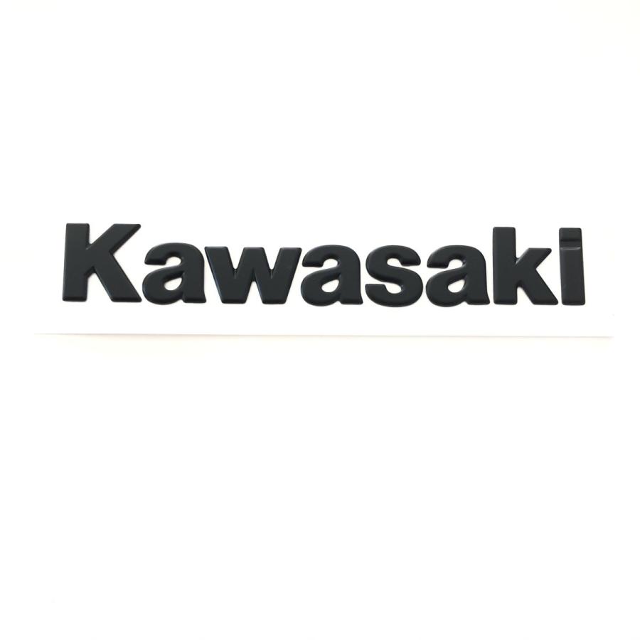 カワサキ ＫＡＷＡＳＡＫＩ  エンブレム 立体 マットブラック｜tlw2015｜02