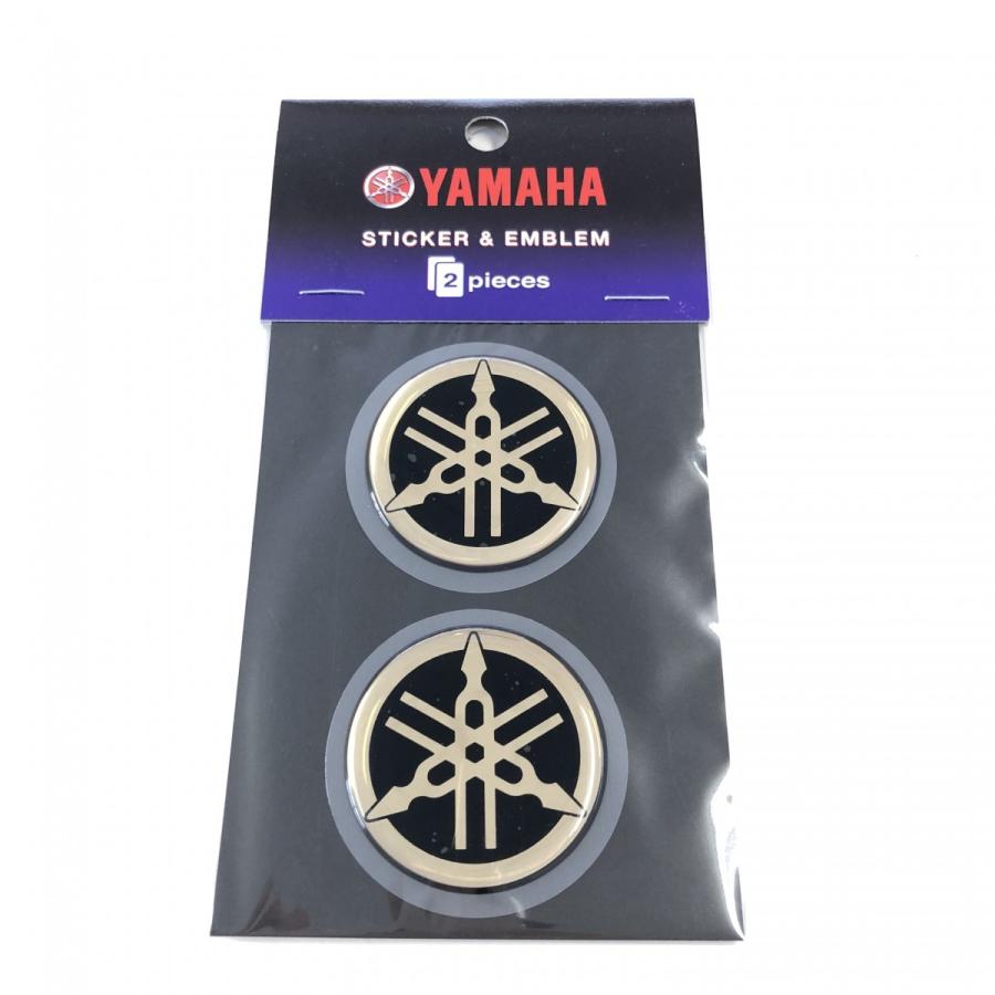 ヤマハ発動機 〇 ヤマハ 音叉マーク エンブレム 40mm ビトロ