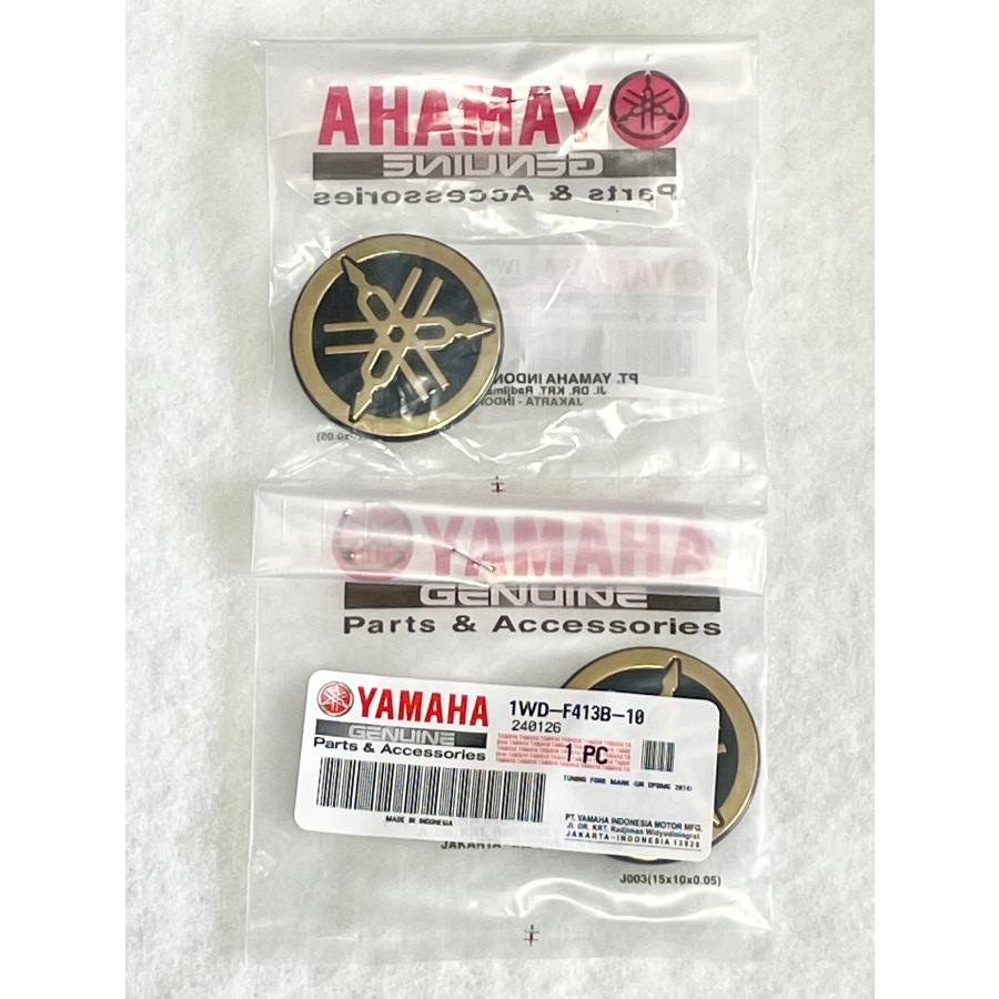 ヤマハ発動機 〇 ヤマハ 音叉マーク エンブレム 立体 45mm