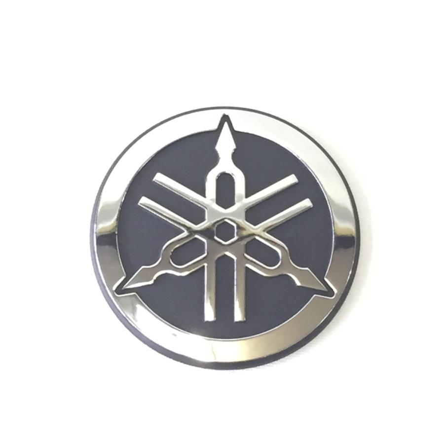 ヤマハ純正音叉マーク付き左右ミラーセットその2 ヤマハ発動機 〇 ヤマハ 音叉マーク エンブレム 立体 45mm