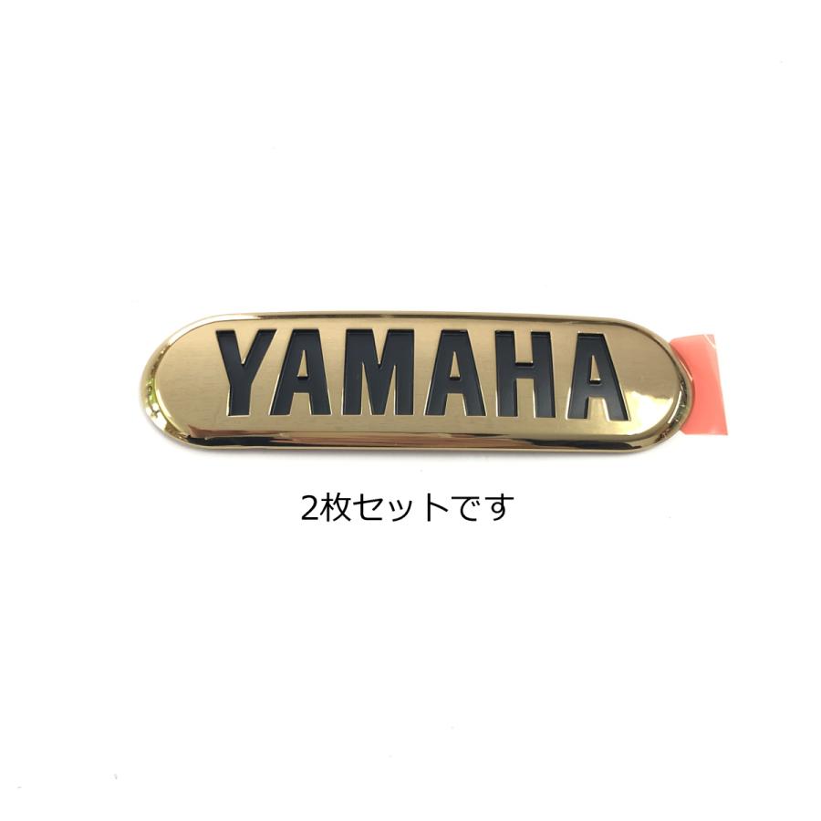 ティラノモン、サンゴモン、エスピモン　金エンブレム　3枚 ヤマハ発動機 〇 ヤマハ エンブレム ロゴ ビトロ ゴールドメッキ 2枚