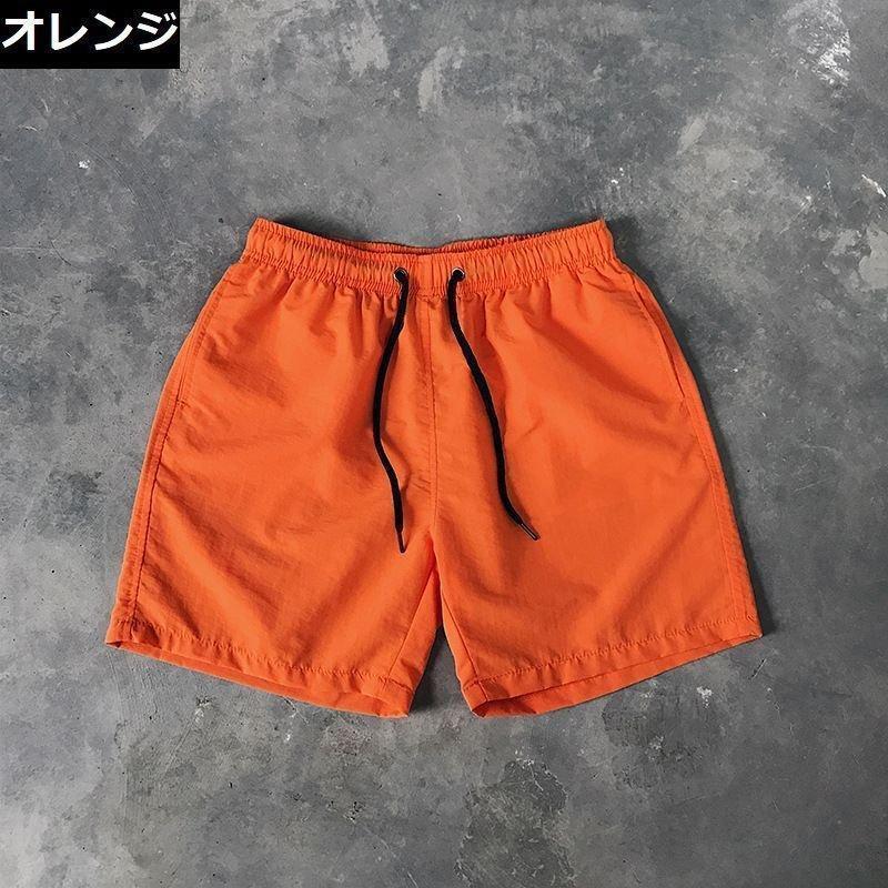 サーフパンツ メンズ 水着 ショートパンツ 短パン 水陸両用 無地 海
