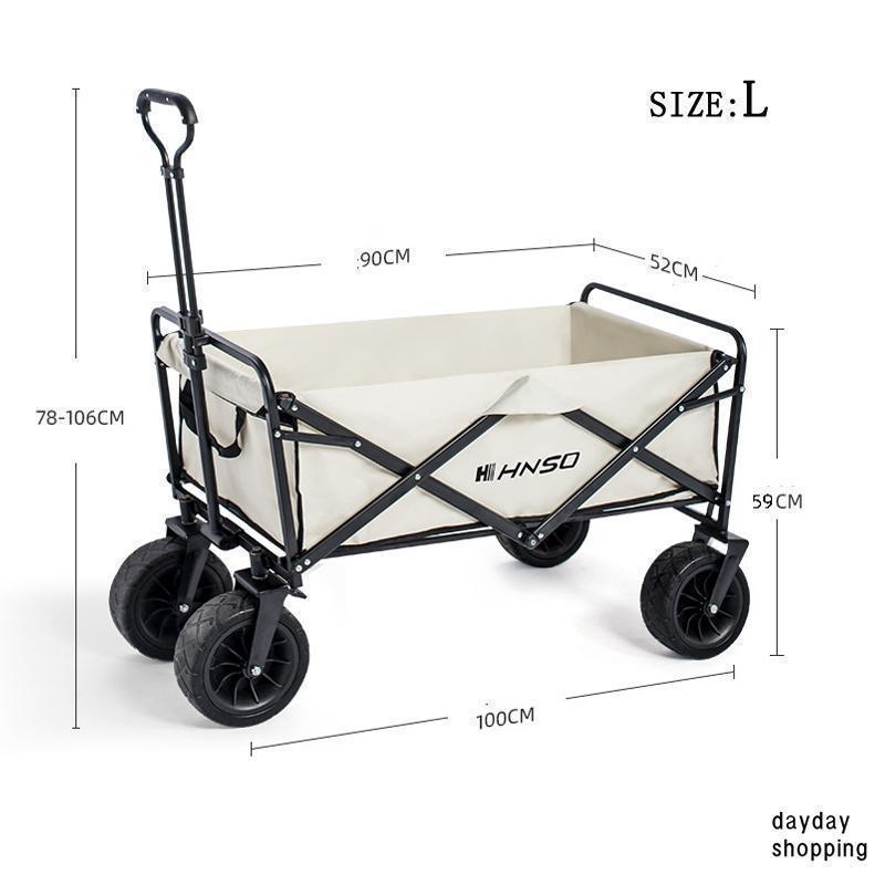 キャリーワゴン キャリーカート 折りたたみ キャンプ テーブル 耐荷重150kg 大容量アウトドアワゴン キャンプワゴン おしゃれ 軽量_11