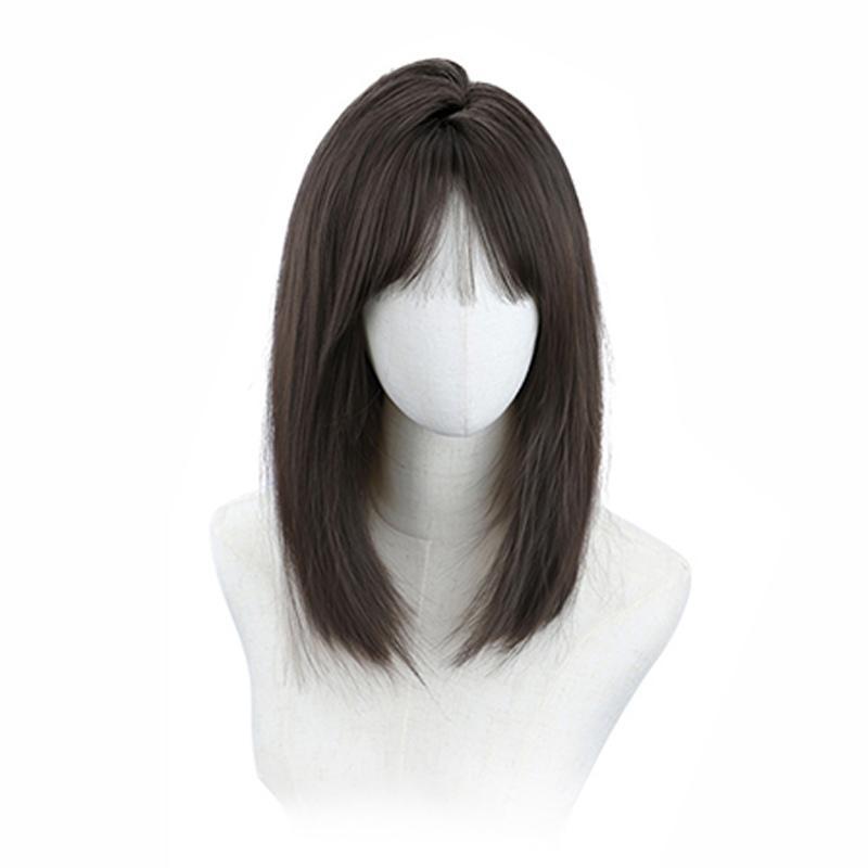 ウィッグ レディース かつら セミロング ミディアム フルウィッグ ファッションウィッグ おしゃれ 自然 エクステ 大人 かわいい コスプレ | ブランド登録なし | 02
