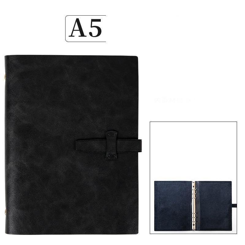 システム手帳 a5 6穴 ビジネス シンプル バインダー 手帳 ビジネス手帳 メンズ レディース 卒業祝い 誕生日 プレゼント オフィス 就職 記念品 | ブランド登録なし | 13