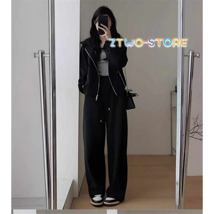 ジャージ セットアップ レディース スウェット フード付き 春服 秋