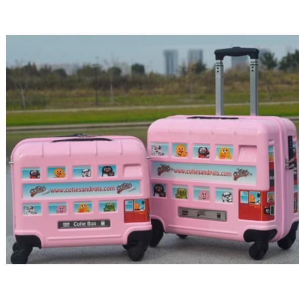 子供用 キャリーケース バスデザイン スーツケース 子供 キッズキャリーケース トランク 子供用 バス形 機内