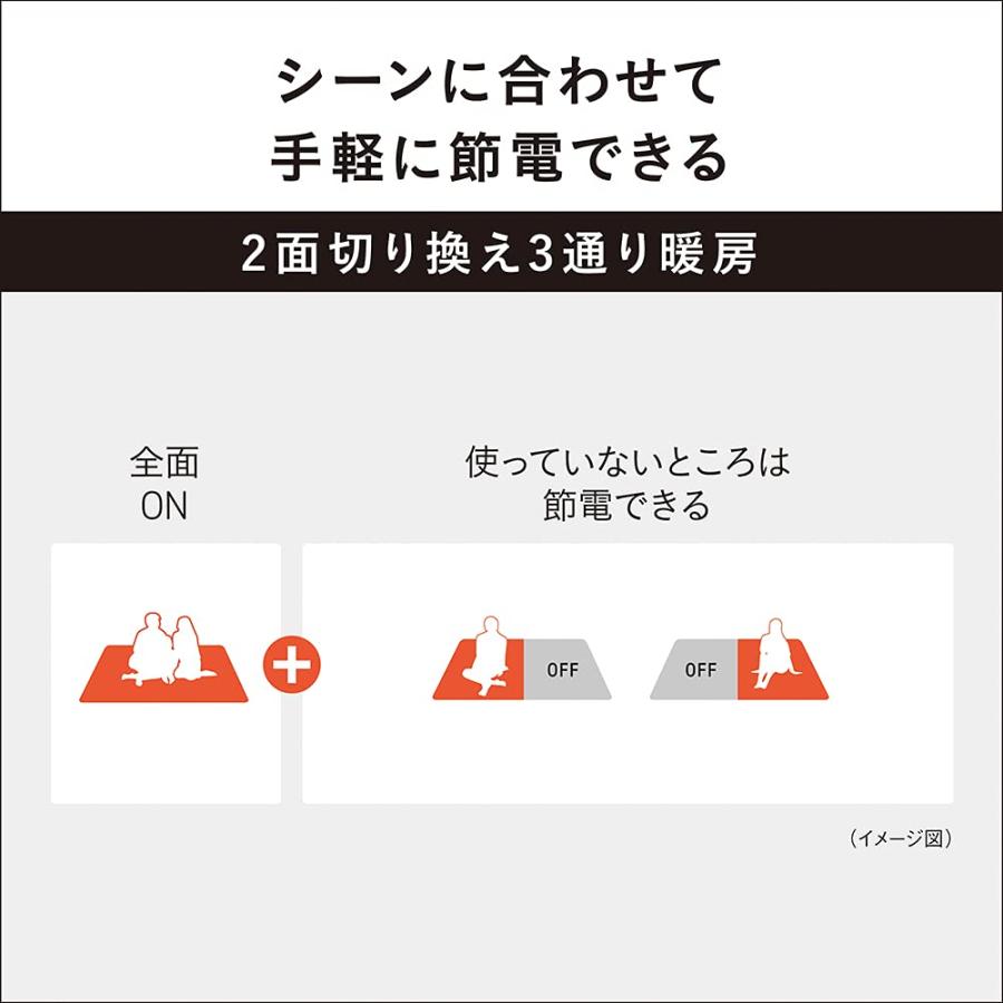 パナソニック ホットカーペット ヒーター本体 3畳 241×190cm DC-3JNの画像