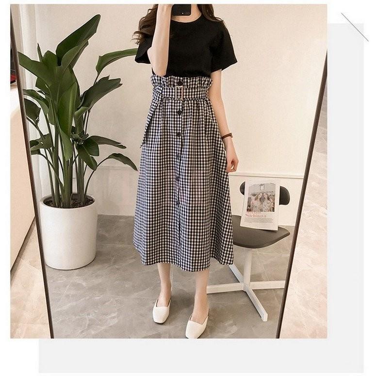 セットアップ レディース 夏 40代 ロング丈 半袖 Tシャツワンピース 高額売筋 ワンピース 韓国風 上下セット キレイめ 着痩せ 新作