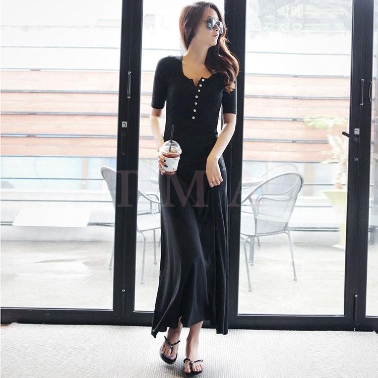 ワンピース レディース 40代ワンピース きれいめ マキシ丈ワンピース 春夏 Aラインワンピース ロング丈ワンピース 世界の人気ブランド 韓国風 40代 オシャレ 通勤 無地 着痩せ 2色