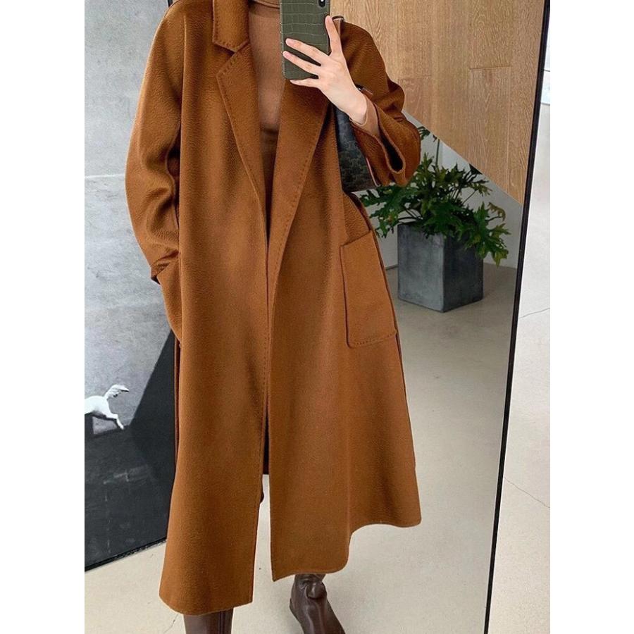 ウール100％】コート レディース 冬 ロング丈 ウールコート アウター