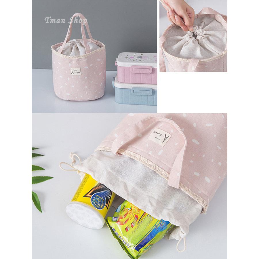 ランチバッグ 保冷バッグ お弁当 お弁当袋 再利用可能 キャンバス お弁当バッグ おしゃれ アルミシート 丸洗い スーパーセール 保冷 断熱素材 運動会 可愛い 保温 通学 通勤