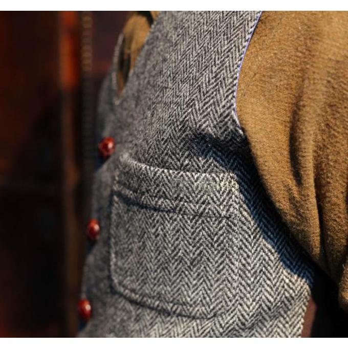 ベスト メンズ スーツ ジレ ツイード ウール ビジネス スリム 大きいサイズ シングル 細身 結婚式ベスト フォーマル 紳士 卒業式 カジュアル 男性用 お兄系 |  | 04