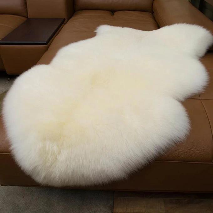 ムートンラグ 70*200cm 一匹物 本革 天然高級ムートン あったか 暖かい