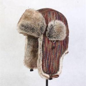 帽子 ロシアン帽子 マッドボンバーハット ファー スキー帽子 防寒用 ボンバーハット パイロットキャップ ボンバーハット キャップ 男女兼用 冬物 | 