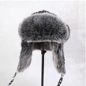 ロシアン帽子 マッドボンバーハット ファー スキー帽子 ニット帽 防寒用 ボンバーハット パイロットキャップ ボンバーハット キャップ 男女兼用 冬物 |  | 01