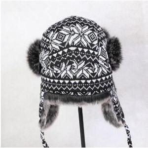 ロシアン帽子 マッドボンバーハット ファー スキー帽子 ニット帽 防寒用 ボンバーハット パイロットキャップ ボンバーハット キャップ 男女兼用 冬物 |  | 02