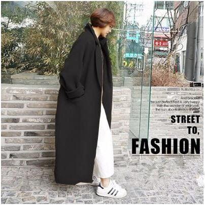 チェスターコート レディース ウールコート マキシ丈　あったか 中綿入り セレブ風 大きいサイズ 無地 厚手 通勤 アウター ロング 冬物 秋冬 |  | 02