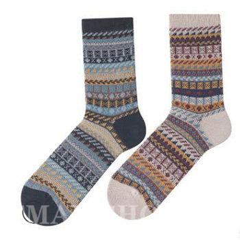 3足セット クルーソックス メンズ レディース 靴下 ソックス ハイソックス カラフル 総柄 綿 レトロ おしゃれ ギフト プレゼント 秋冬 新作 送料無料 Fdzblvms6i レディースファッション Editorialdismes Com