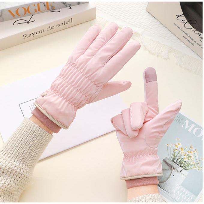 即納 手袋 レディース スマホ対応 防寒 暖かい グローブ 裏起毛 内側