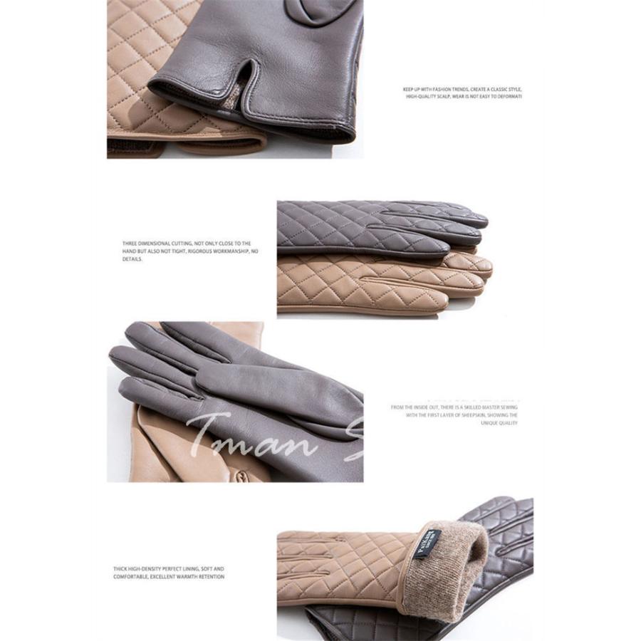 羊革 レディース 革手袋 レザー手袋 本革手袋 グローブ 手ぶくろ スマートフォン対応 暖かい 裏起毛 柔らか 防寒 上質 保温 彼女 ギフト 秋冬 送料無料 R01st506 Tman 通販 Yahoo ショッピング
