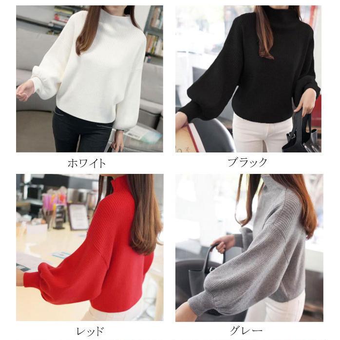 ニット レディース セーター 長袖 トップス ニットセーター クルー