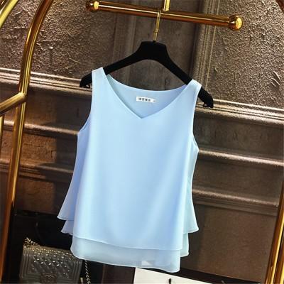 タンクトップ レディース シフォンタンクトップ インナー