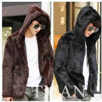 ファーコート メンズ 毛皮コート ファーコート ミンク メンズ毛皮コートショート フード付き 暖かい 防寒 秋冬 T01a104 Tman 通販 Yahoo ショッピング