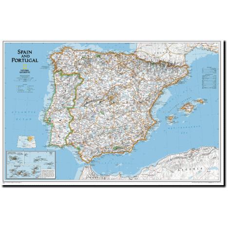 ナショナル ジオグラフィック製正規品 インテリアに最適な壁掛け用ポスター スペイン ポルトガル ウォールマップ Spain Portugal Classic Wm Sp T Maps 通販 Yahoo ショッピング