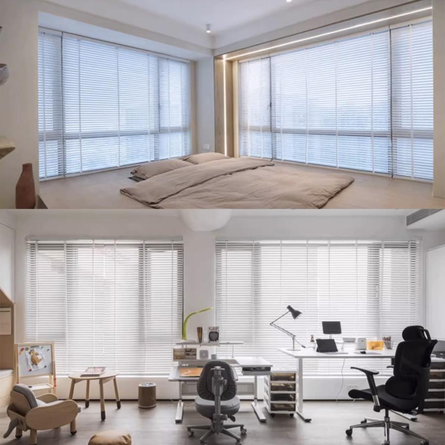 ウッドブラインド 木製ブラインド カーテン ブラインド 天然木 無垢 調光 北欧 木調 横型 スラット50mm 採光 リフォーム DIY オーダーメイド サンプル請求可能 |  | 21