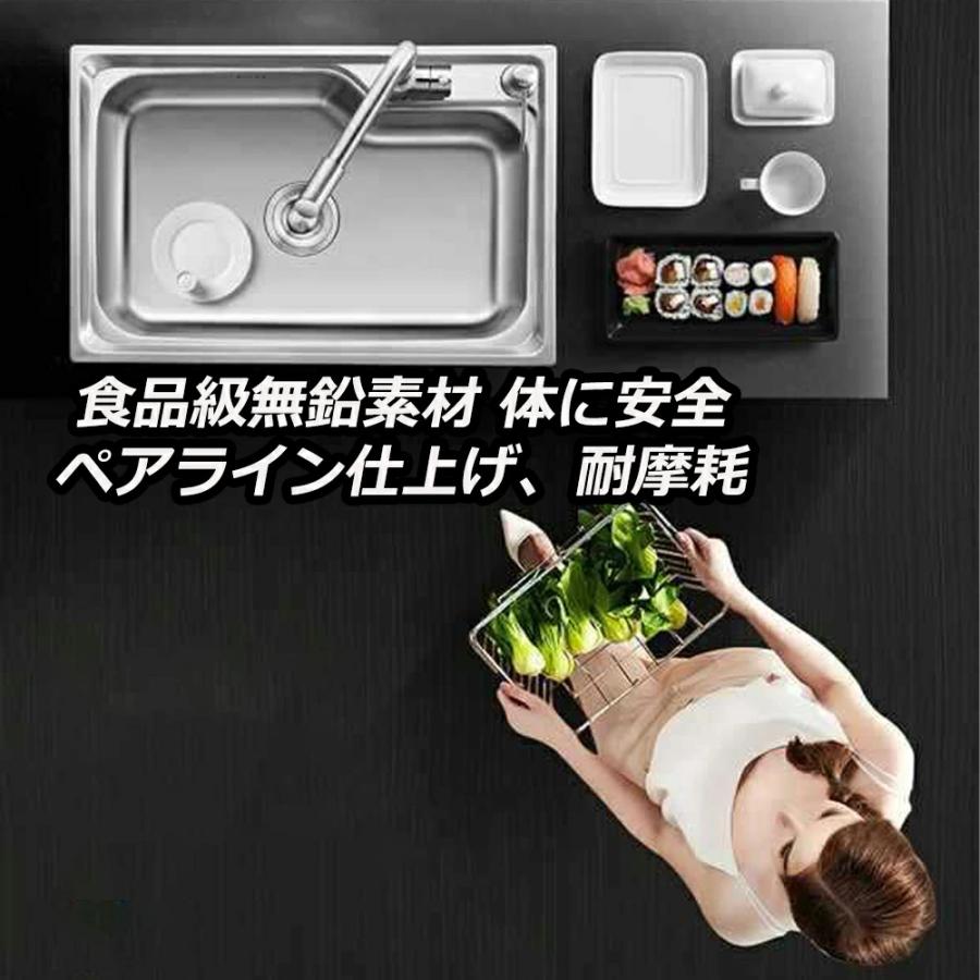 シンク ステンレス キッチンシンク 流し台 ベランダ ガーデンシンク 簡易 水回り タンク DIY ステンレス製 耐摩耗 手入れやすい 台所 蛇口 混合水栓 結露防止 |  | 02