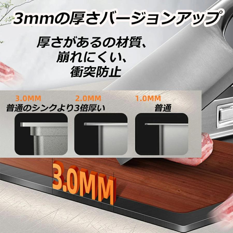 キッチンシンク シンク ステンレスシンク キッチン流し台 ベランダ ガーデンシンク 大判 ナノコーティング DIY 台所 排水トラップ 防錆 耐蝕 厚手 混合水栓 |  | 14