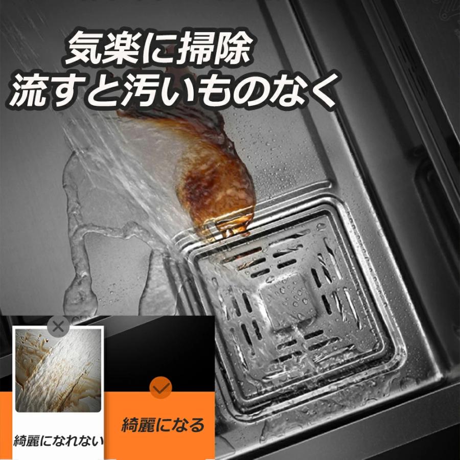 キッチンシンク シンク ステンレスシンク キッチン流し台 ベランダ ガーデンシンク 大判 ナノコーティング DIY 台所 排水トラップ 防錆 耐蝕 厚手 混合水栓 |  | 09