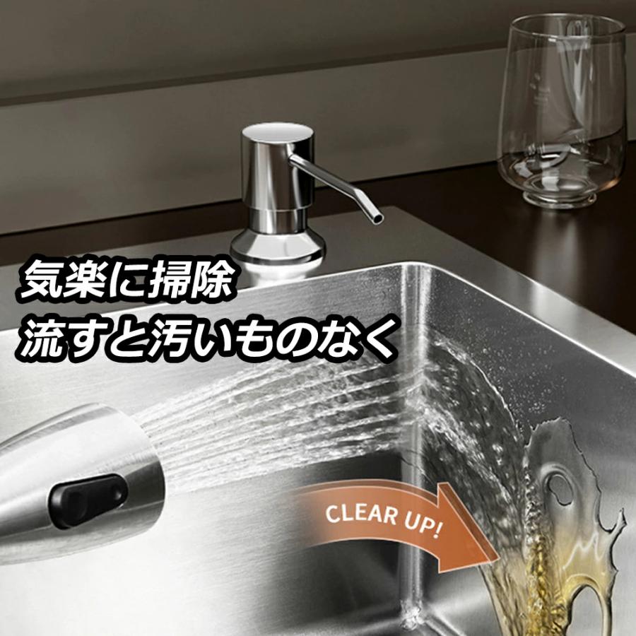 シンク ステンレスタンク 一槽キッチンシンク キッチン流し台 ガーデン 耐摩耗 汚れ防止 手入れやすい 錆びにくい 厚手 台所作業台 ゴミ受け 蛇口 混合水栓 |  | 12