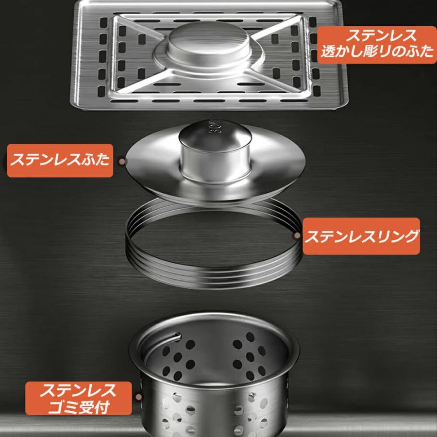 シンク ステンレス キッチンシンク 水排出速い 流し台 ステンレスシンク ベランダ ガーデン 汚れ防止 油対策 耐摩耗 手入れやすい 厚手 台所作業台 混合水栓 |  | 12