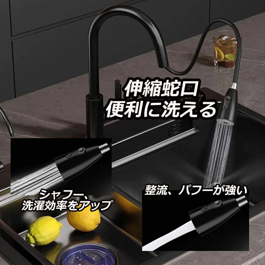 シンク ステンレス キッチンシンク 水排出速い 流し台 ステンレスシンク ベランダ ガーデン 汚れ防止 油対策 耐摩耗 手入れやすい 厚手 台所作業台 混合水栓 |  | 13