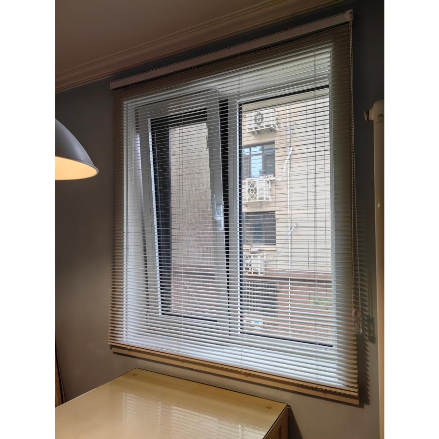 ブラインド オーダー アルミ マルチカラー 隠し穴 賃貸 小窓 おしゃれ 遮熱 遮光 耐水 横型ブラインド 羽根幅25mm 浴室用 つっぱり式 軽量 取付簡単 省エネ |  | 05