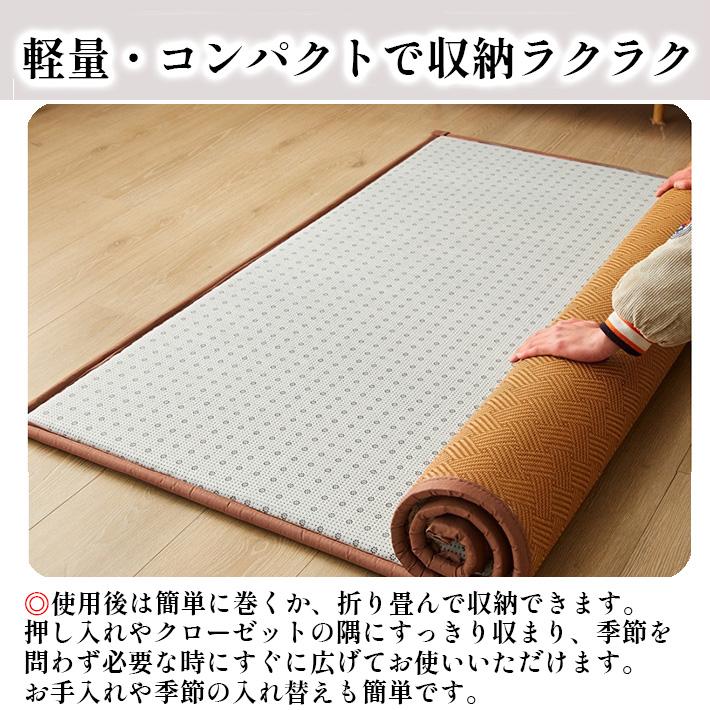 抗菌 ラグマット ラタン ナチュラル 厚手 防音 クッション 和室 低反発 滑り止め 衝撃吸収 和風 おしゃれ 子供 オールシーズン 和モダン 天然素材 リビング 寝室 |  | 12