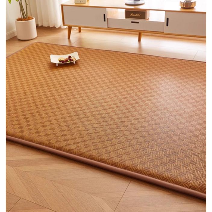 抗菌 ラグマット ラタン ナチュラル 柄 防音 クッション 和室 滑り止め 衝撃吸収 和風 おしゃれ 子供 オールシーズン 和モダン 天然素材 リビング 寝室 |  | 14