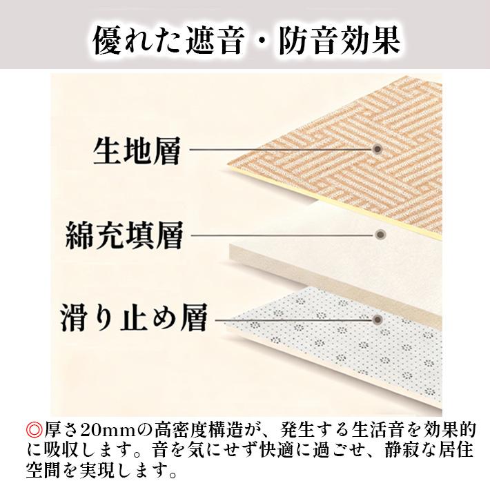 抗菌 ラグマット ラタン ナチュラル 柄 防音 クッション 和室 滑り止め 衝撃吸収 和風 おしゃれ 子供 オールシーズン 和モダン 天然素材 ベビーサークル |  | 08