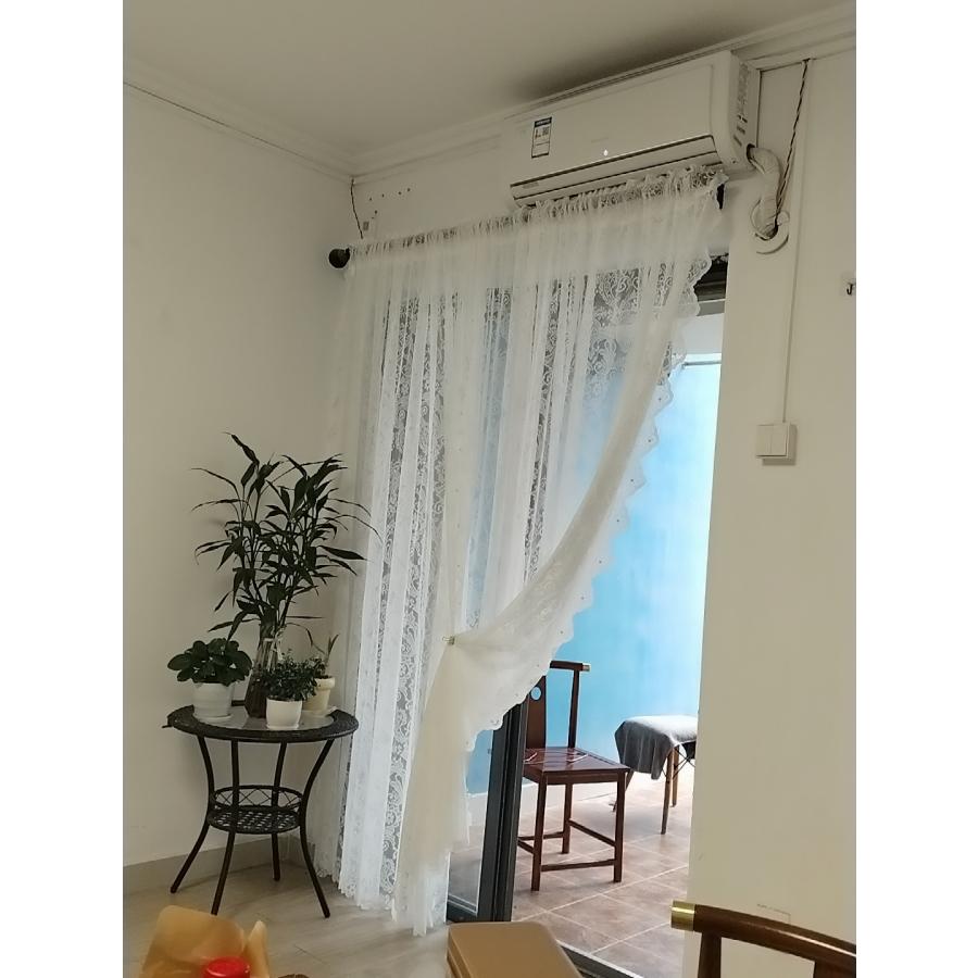 レースカーテン 2枚組 外から見えにくい UVカット 柄 断熱 保温 プライバシー保護 おしゃれ 北欧 出窓 小窓 幅140 2枚入り 遮像 遮光 明るい 省エネ 工事不要 |  | 16