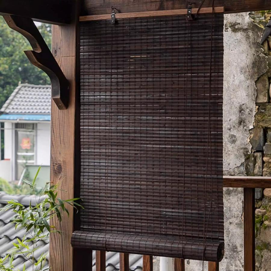 竹製　お座敷すだれ　簾　遮光　昭和　レトロ　アンティーク　和室　古民家 昭和レトロ】 お座敷すだれ 古民家 アンティーク