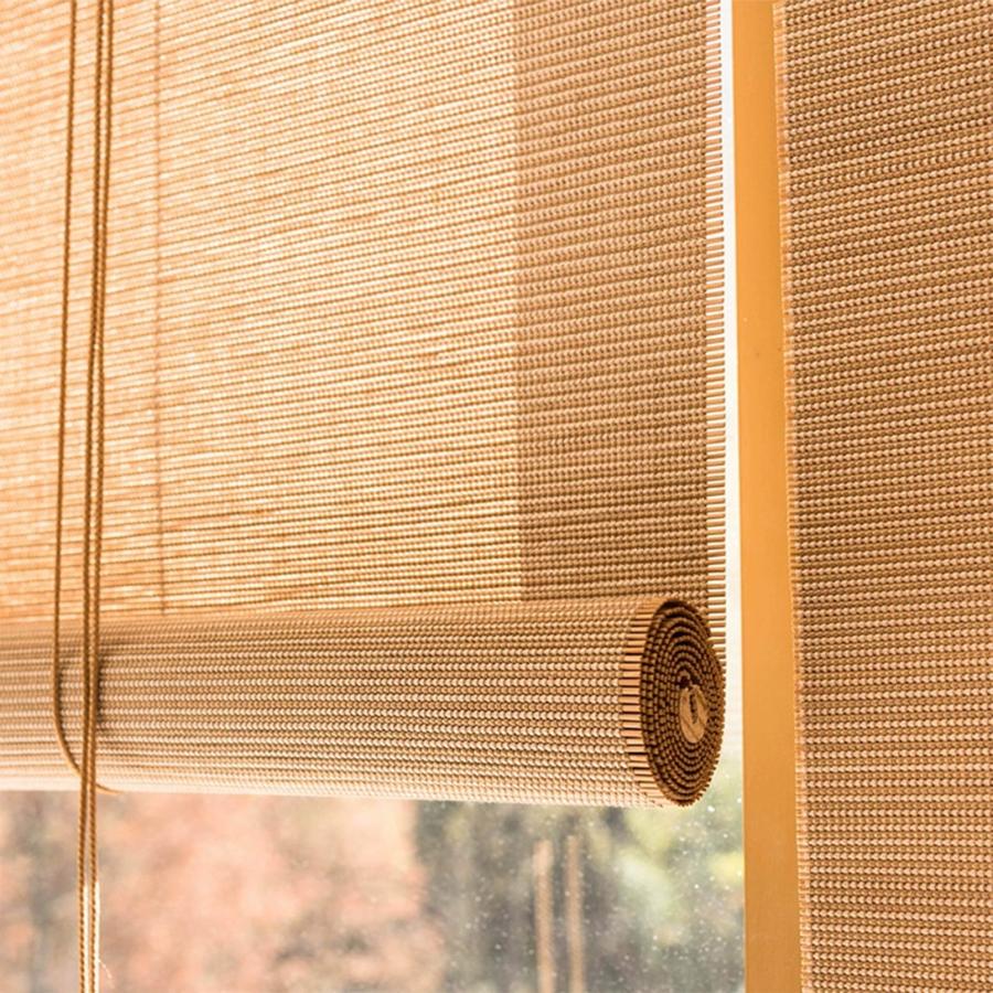 竹すだれ オーダーメイド 竹製スクリーン 天然竹 綿 遮光率90% 室内 屋外 間仕切り ロールアップ式 目隠し 遮光遮熱 日除け 風通し 和風 和室 茶室 料亭 旅館 |  | 12